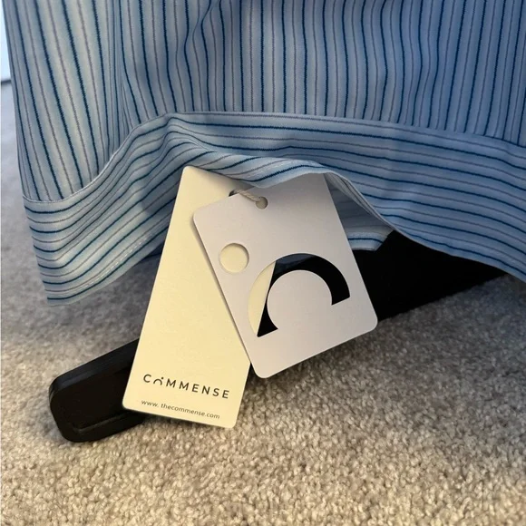 Commense Light Blue Striped Maxi Dress - Picture 4 of 8